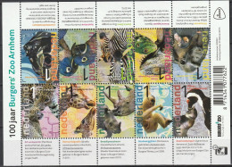 Nederland 2013, Postfris MNH, NVPH V3028-37, 100 Year Burgers Zoo Arnhem - Ongebruikt