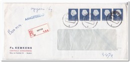 Nederland 1969, Aangetekende Brief Vanuit Geffen ( Fa. Kemkens Centr. Verwarming Berghem ) - Storia Postale