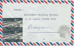 Egypt Air Mail Cover Sent To Sweden Alexandria 1-11-1966 - Posta Aerea