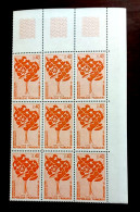 France 1972 Bloc De 9 Timbres  Neuf**  YV N° 1716 Don Du Sang - Feuilles Complètes