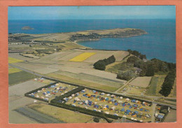 SAINT COULOMB - ILLE ET VILAINE - VUE AERIENNE DU CAMPING DE LA TOUESSE - NEUVE - Saint-Coulomb