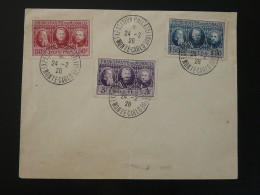 Lettre Avec Oblitération Exposition Philatélique Monaco 1928 - Briefe U. Dokumente