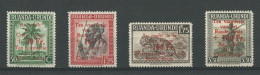 Ruanda Urundi - 150/153 - Croix Rouge - 1944 - MNH - Ungebraucht