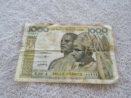 1000 FR BANQUE CENTRALE DE L'AFRIQUE DE L'OUEST - West African States