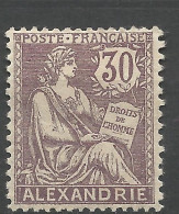 ALEXANDRIE N° 28 NEUF*  CHARNIERE /  Hinge / MH - Unused Stamps