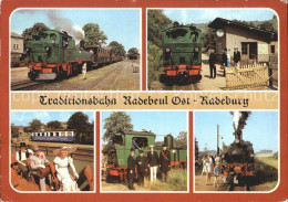 42360325 Radebeul Traditionsbahn Haltestelle Weisses Ross Lok Und Zugpersonal Ra - Radebeul