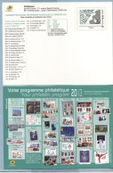 2013  CALENDRIER DES EMISSIONS 1er JOUR DU 2ème SEMESTRE - Prêts-à-poster: TSC Et Repiquages Semi-officiels