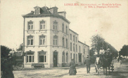 LONGLIER: Hôtel De La Gare ANIMATION  ATTELAGE - Neufchâteau