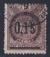 Italie - 1861 - 1878  Victor Emmanuel II  -  Timbre Fiscal  Surchargé  0.15   Oblitéré - Revenue Stamps