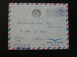 Lettre Par Avion Air Mail Cover Hong Kong 1962 - Cartas & Documentos