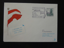 Lettre Premier Vol First Flight Cover Wien Athens Caravelle AUA 1963 (ex 1) - First Flight Covers