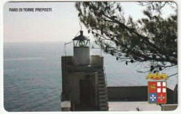 Italië, Telephonecard Lighthouse - Vuurtorens