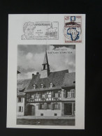 Carte Commemorative Card Maison Natale Dr Schweitzer Flamme 68 Kaysersberg 1965 - Albert Schweitzer