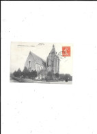 CARTE POSTALE 28  COURVILLE L'EGLISE VOYAGEE - Courville