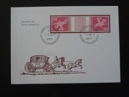 Tête Bêche Sur Lettre Ouverture Du Service Philatélique Histoire Postale Cheval Horse Suisse 1966 (ex 1) - Tete Beche