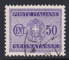 Italie - 1947  République  - Taxe  Y&T  N ° 47   Oblitéré - Segnatasse