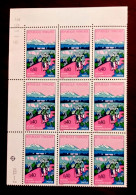 France 1972 Neufs N** Bloc De 9 Timbres YT N° 1723 Tourisme Pédestre - Feuilles Complètes