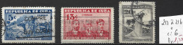 CUBA 213 à 16 Oblitérés Côte 6 € - Gebraucht