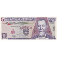 Billet, Guatemala, 5 Quetzales, 1990, 1990-01-03, KM:74a, SUP - Guatemala