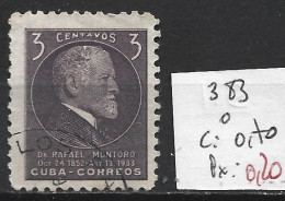 CUBA 383 Oblitéré Côte 0.70 € - Used Stamps