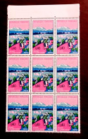 France 1972 Neufs N** Bloc De 9 Timbres YT N° 1723 Tourisme Pédestre - Feuilles Complètes