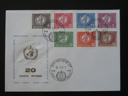 FDC OMS WHO Suisse 1968 - OMS