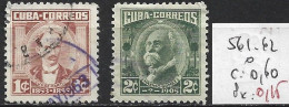 CUBA 561-62 Oblitérés Côte 0.60 € - Gebraucht