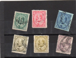 Canada, Année 1903-1909, Lot De 5 Valeurs N° 78,79,80,81,82,83, Oblitéré - Gebraucht