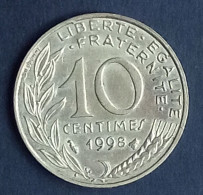 Pièce De 10 Centimes Marianne 1998 - 10 Centimes