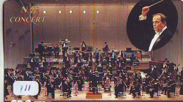 TELECARTE JAPON *  CHEF D ' ORCHESTRA (111) Conductor * DIRECTOR MUSIC * PHONECARD JAPAN * CONCERT - Muziek