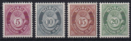 NORWAY 1962 - MNH - Mi 478x-481x - Unused Stamps