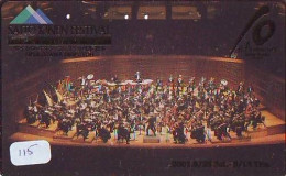 TELECARTE JAPON *  CHEF D ' ORCHESTRA (115) Conductor * SEJI OZAWA * DIRECTOR MUSIC * PHONECARD JAPAN * CONCERT - Musique