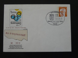 Entier Postal Stationery 600 Jahre Solingen Allemagne Germany 1974 - Enveloppes Privées - Oblitérées