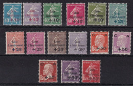 France N°246/248,249/51,253/55,266/68,275/77 - Les 5 Caisses - Neuf * Avec Charnière - TB - Unused Stamps