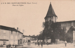 SAINT MATHIEU PLACE DE L'EGLISE TBE - Saint Mathieu