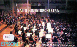 TELECARTE JAPON * CHEF D ' ORCHESTRA (120) Conductor * SAITO KINEN ORCHESTRA * PHONECARD JAPAN  CONCERT - Music