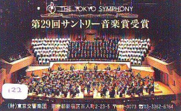 TELECARTE JAPON * CHEF D ' ORCHESTRA (122) THE TOKYO SYMPHONY *   ORCHESTRA * PHONECARD JAPAN  CONCERT - Musik