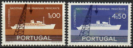 1958 Congresso Da Marinha Mercante AF 841-2 / Sc 838-9 / YT 851-2 / Mi 870-1 Novo / MNH / Neuf / Postfrisch [zro] - Ongebruikt