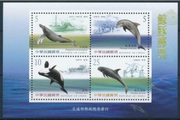 Taiwan 2002 China / Animals Dolphins Whales MNH Fauna Delfines Ballenas Wale Dolphine / He90  38-34 - Dauphins