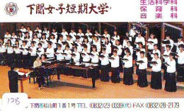 TELECARTE JAPON *  CHEF D ' ORCHESTRA  (128) Conductor *  MUSIC * PHONECARD JAPAN * CONCERT - Muziek