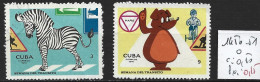 CUBA 1450-51 Oblitérés Côte 0.50 € - Gebraucht