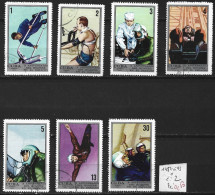 CUBA 1487 à 93 Oblitérés Côte 2 € - Used Stamps