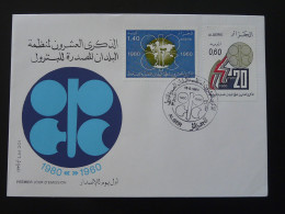 FDC Pétrole OPEC Petroleum Algérie 1980 - Oil