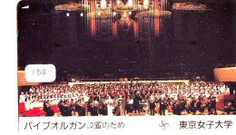 TELECARTE JAPON *  CHEF D ' ORCHESTRA *  (130) Conductor *  MUSIC * PHONECARD JAPAN * CONCERT - Música