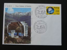 Lettre Cover Four Salaire Solar Energy Odeillo 66 Pyrénées Orientales 1981 - Electricidad