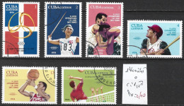 CUBA 1740 à 45 Oblitérés Côte 1.50 € - Used Stamps