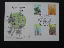 FDC Plantes Médicinales Algérie 1982 - Piante Medicinali