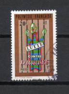 POLYNESIE  N°  92   OBLITERE   COTE  5.50€   LUTTE CONTRE L'ALCOOLISME  VOIR DESCRIPTION - Used Stamps