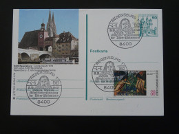 Entier Postal Stationery Card Regensburg Oblit. Albrecht Durer 1983 - Cartoline Illustrate - Usati
