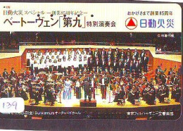 TELECARTE JAPON * CHEF D ' ORCHESTRA (139) BUNKAMURA *  ORCHESTRA * PHONECARD JAPAN  CONCERT - Musik